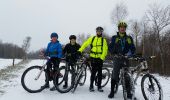 Excursión Bici de montaña Saint-Clément - sortie vtt du 08012017 neige - Photo 9