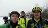 Tocht Mountainbike Saint-Clément - sortie vtt du 08012017 neige - Photo 8