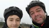 Tocht Mountainbike Saint-Clément - sortie vtt du 08012017 neige - Photo 4