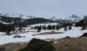 Randonnée Raquettes à neige La Llagonne - Avallan, étang nègre, Bouillouse, refuge et retour - Photo 2