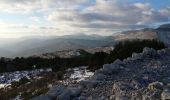 Trail Walking Saint-Vallier-de-Thiey - col du Ferrier dans la neige - Photo 1