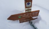 Tour Schneeschuhwandern Caussols - isola direction lac terre rouge B 92 - Photo 1