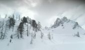 Tour Schneeschuhwandern Névache - du refuge de laval au refuge du chardonnet A-R - Photo 7