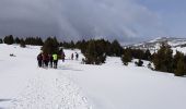 Trail Snowshoes Font-Romeu-Odeillo-Via - Font Romeu parking Mollera del Clos pic dels Moros - Photo 9