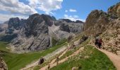 Randonnée Marche Kastelruth - Castelrotto - Seiser Alm - Refuge Tierser-Alpl - Photo 3