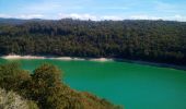 Tocht Stappen La Tour-du-Meix - Lac de vouglans 