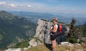 Excursión Senderismo Glières-Val-de-Borne - BARGY: CENISE - ROCHERS DE LESCHAUX - SOLAISON - COL DE CENISE - Photo 4