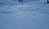 Trail Touring skiing Ceillac - col albert tête de rissace - Photo 3