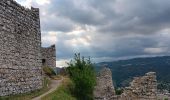 Trail Walking Saint-Péray - balcon et chÃ¢teau de Crussol, aller via versant RhÃ´ne et Vercors / retour via versant Ardeche - Photo 6
