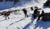 Tocht Sneeuwschoenen Ancizan - Payolle Marche raquettes - Photo 1