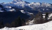 Tour Schneeschuhwandern Manigod - Comburxe - Photo 2