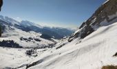 Trail Touring skiing Glières-Val-de-Borne - col du rasoir combe NW ET Sud - Photo 5