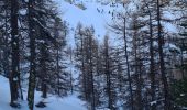 Tocht Ski randonnée Cervières - Crêtes de la lauze ou voyage dans les entrailles de terre rouge - Photo 10