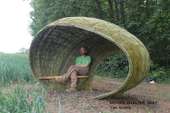 Punto di interesse Hamois - Sentier d'Art - Woven shelter seat - Photo 2