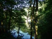 POI Chastre - Vue sur plan d'eau et rochers de l'ancienne carrière des Molignats - Photo 1