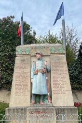 POI Saint-Alban-les-Eaux - Monument aux morts - Photo 1