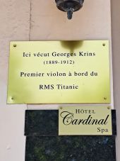 Point d'intérêt Spa - Plaque commémorative Georges Krins - Photo 2