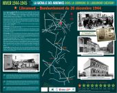POI Libramont-Chevigny - 1er panneau du parcours de mémoire La Bataille des Ardennes dans la commune de Libramont-Chevigny - Photo 1