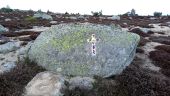 POI Pont de Montvert - Sud Mont Lozère - crucifix sur rocher hors piste  - Photo 1