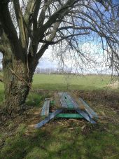 Punto de interés Rebecq - Chemin réhabilité (vicinal N°7) - Table pique nique - Photo 1