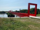 Punto de interés Cergy - pont rouge - Photo 1