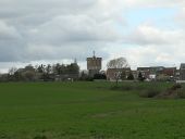 Point d'intérêt Braine-le-Comte - Vue vers l'ouest sur le chateau d'eau du Chemin Millecamps (Rebecq) - Photo 1