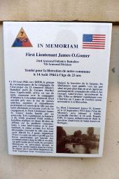Point d'intérêt Courville-sur-Eure - Lieutenant James O.Gomer - Photo 1