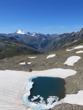 Point d'intérêt Val-d'Isère - le lac sous le col  - Photo 1
