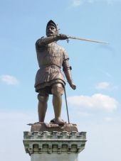 POI Harfleur - Statue de Jehan de Grouchy - Photo 1