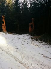 Point d'intérêt Aussois - Sculptures sur bois - Photo 1