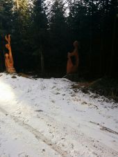 Point of interest Aussois - Sculptures sur bois - Photo 1