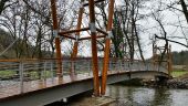 Point d'intérêt Dinant - Passerelle enjambant la Lesse. - Photo 1