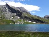 POI Abriès-Ristolas - le lac Egorgéou sur fond de crête de la Taillante - Photo 1