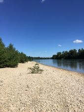 POI Sainte-Bazeille - plage de galets - Photo 1