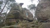 Point d'intérêt Fontainebleau - 03 - Le Rocher du Cid et la Vierge à l'Enfant - Photo 1