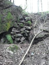 Punto de interés Bélesta - mur de l'entree de la grotte de ludax - Photo 1