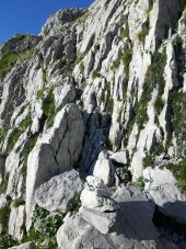 Point d'intérêt Uvernet-Fours - la barre rocheuse - Photo 1