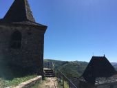 POI Conques-en-Rouergue - sommet de la ballade : clocher décale de vinzelle  - Photo 1