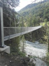 Point d'intérêt Evolène - pont suspendu - Photo 3