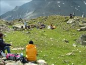 Point d'intérêt Pralognan-la-Vanoise - Repas au dessus du Lac Blanc - Photo 1