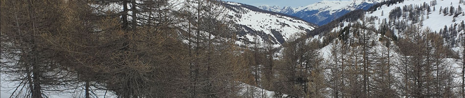 Randonnée Raquettes à neige Vars - Fontbonne - Cabane de l'Ecuelle  - Photo