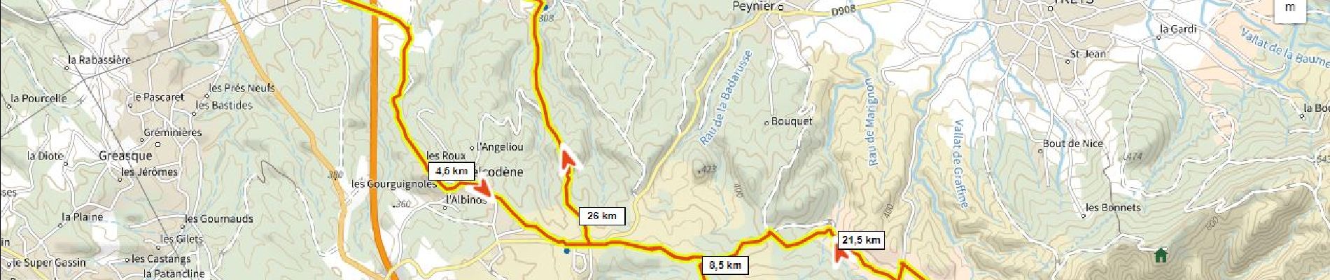 Excursión Bici de montaña Fuveau - Le Regagnas par Belcodène retour par Kirbon et Les Michels D+715m - Photo