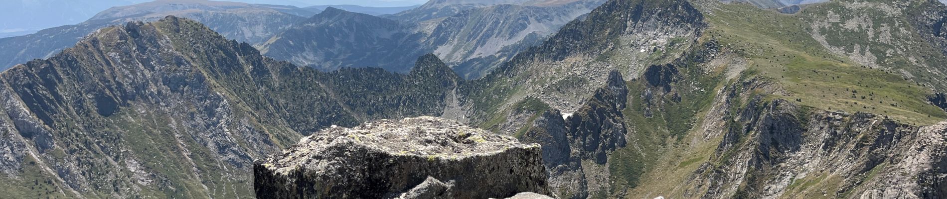 Tocht Stappen Orlu - Vers le roc Blanc en partant du Fanguil puis les étangs de Baxouillade - Photo