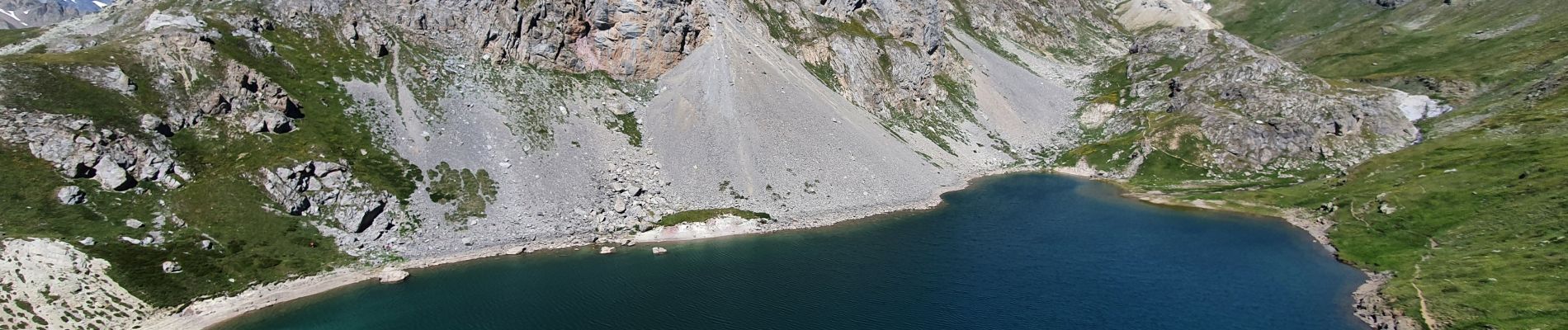 Randonnée Marche Le Monêtier-les-Bains - l'aiguillette du Lauzet par le grand lac - Photo