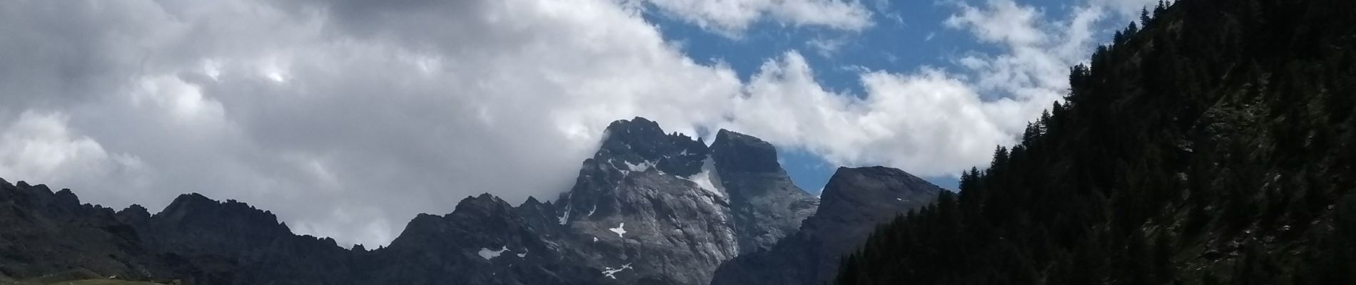 Excursión Senderismo Abriès-Ristolas - 10-08-19 : Roche écroulée-Belvedere du mont Viso - Photo