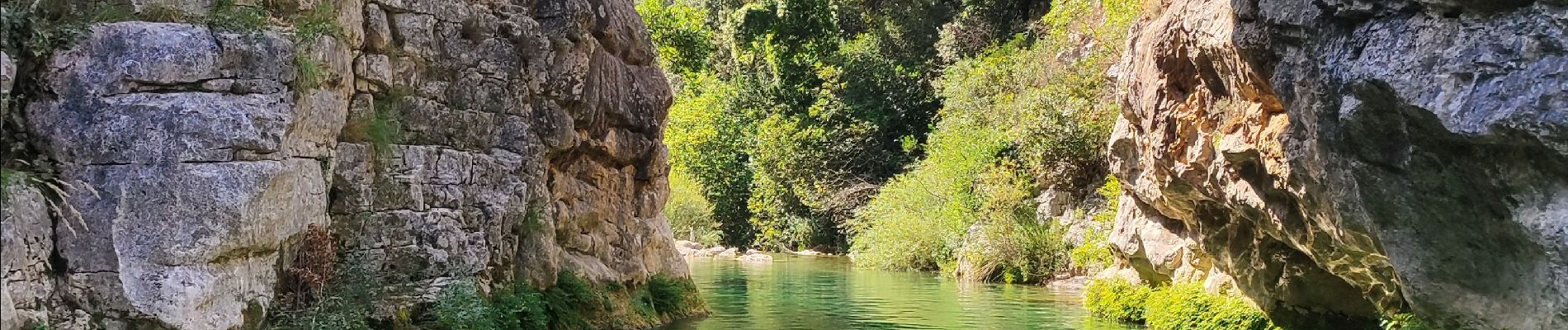 Tocht Trail Saint-Vallier-de-Thiey - descente Siagne - Photo