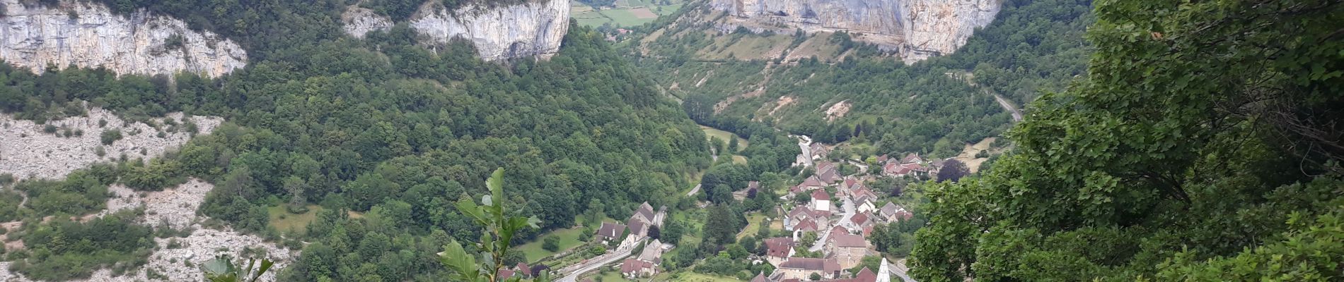 Tour Mountainbike Baume-les-Messieurs - vtt découverte autour des recule - Photo