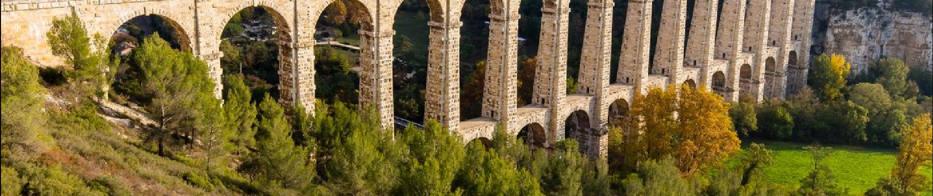 Point d'intérêt Ventabren - Panorama aqueduc Roquefavour - Photo