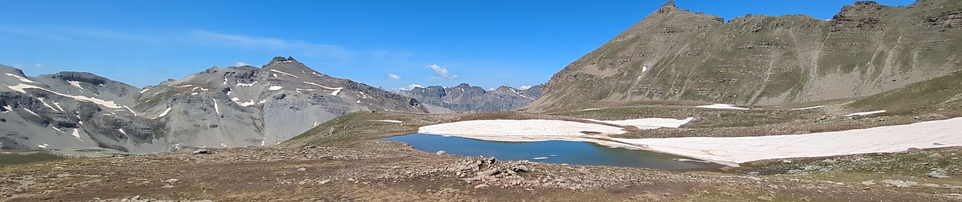 Trail Walking Entraunes - Cool de Gialorgues et lacs d'Estrop depuis Saint Sauveur - Photo