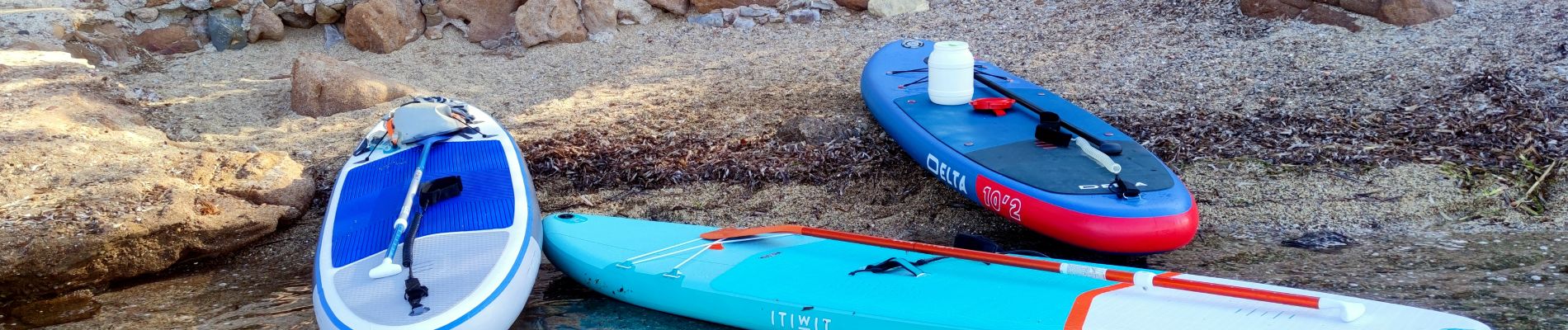 Randonnée Canoë - kayak Hyères - Sortie paddle plage de l'Almanarre - Photo